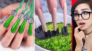 Weirdest NAIL ART that should NOT EXIST part 5