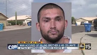 Man accused of killing brother, cellmate