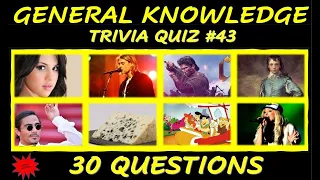 Quiz Game - General Knowledge Quiz 43 #quizzes #quizzes4u #trivia #onlinequiz