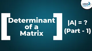 Matrices | Determinant of a Matrix (Part 1) | Don't Memorise