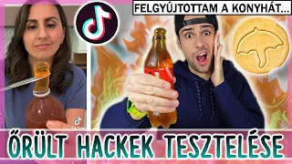 $ ŐRÜLT TIKTOK HACKEK TESZTELÉSE - felgyújtottam a konyhát és sajna nem clickbait xd 🔥 $