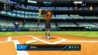 Wii Sports Baseball (Chika VS Abby)