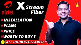 Airtel Xstream Fiber | Airtel Xstream Fiber Installation | Airtel Fiber 499 Plan⚡Worth To Buy ?