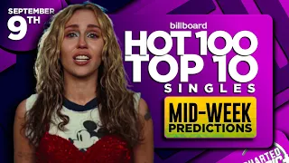 MID-WEEK PREDICTIONS | Billboard Hot 100, Top 10 Singles | September 9th, 2023