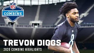 Trevon Diggs (Alabama, CB) | 2020 NFL Combine Highlights