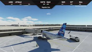 [MSFS 2020] Airbus A32NX -  Dallas to Houston | Full Flight