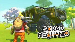 КЛАУД в ШОКЕ от ПОСТРОЕК в SCRAP MECHANIC