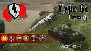 World of Tanks Blitz Replays - Type 61 at Normandy w/ _shocky [-US--]