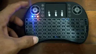 mini wireless keyboard touchpad red light blinking or flashing problem