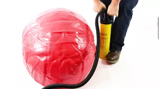 Inflating and Deflating an Exercise Ball