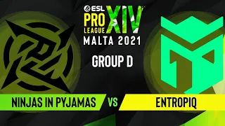 CS:GO - Ninjas in Pyjamas vs. Entropiq [Dust2] Map 1 - ESL Pro League Season 14 - Group D