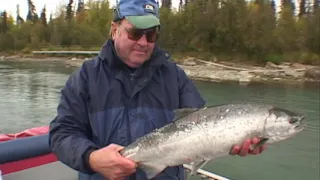 Silver Salmon Fishing on the Kenai River