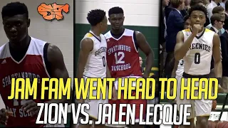 Zion vs. Jalen Lecque JAM FAM MEMBERS WENT HEAD to HEAD | LOST FILES VOL.2