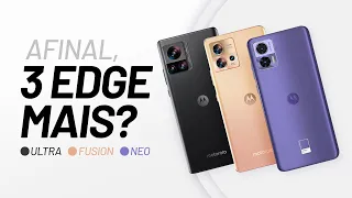 Motorola Edge 30 Ultra, Fusion e Neo (qual a diferença entre eles)