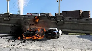 GTA V - EXPLOSIONS IN ULTRA SLOW MOTION