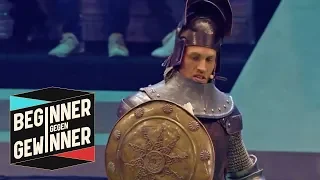 Badminton: Marc Zwiebler in einer Ritterrüstung | Teil 2 | Beginner gegen Gewinner | ProSieben