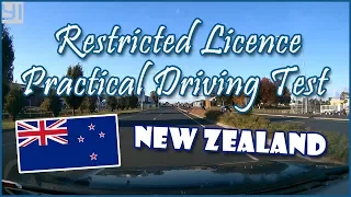 New Zealand Restricted Licence Practical Driving Test (Full Test)