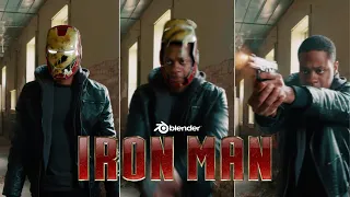 Iron man suit up vfx tutorial | blender tutorial in hindi