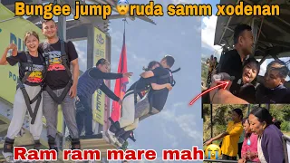 Hamile Bungee jump gareko dekhera mommy haru runu vo😰