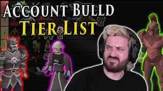 Account Build Tier List for Oldschool Runescape