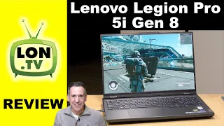 Lenovo Legion Pro 5i Gen 8 Gaming Laptop Review