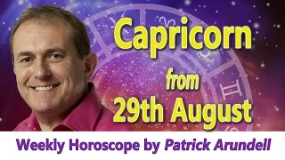 Capricorn Weekly Horoscope from 29th August 2016