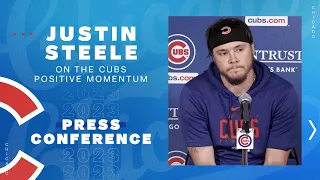 “Everybody's doing their job. We're showing up each and every day.” | Justin Steele on Cubs Momentum