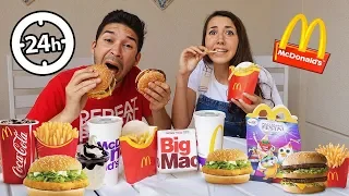 MANGIAMO SOLO CIBO MC DONALD'S PER 24 ORE! *abbiamo esagerato*