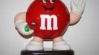 Vintage M&M's Red candy dispenser 1991