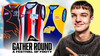 RANKING EVERY AFL GATHER ROUND GUERNSEY 2024!