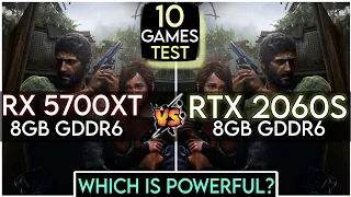 RX 5700 xt Vs RTX 2060 super | Test In 10 Games | Which Is Powerful?
