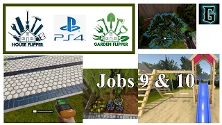 House Flipper/Garden Flipper DLC PS4! Ninth and Tenth Jobs Playground and Flowerbeds
