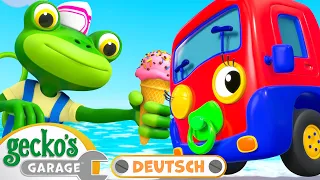 Notfall Eiscreme Abenteuer | 60-minütige Zusammenstellung｜Geckos Garage Deutsch｜LKW für Kinder 🦎🛠️