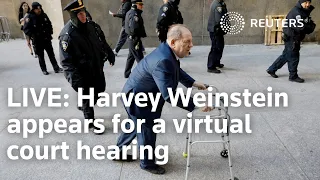 LIVE: Harvey Weinstein appears for a virtual court hearing in upstate New York