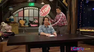 Spencer gets hit in the head with a sign