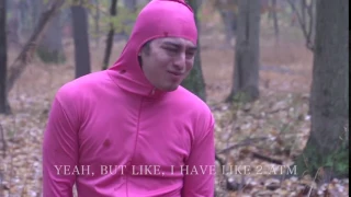 Pink guy shows how it feels to only have 2 chromosomes