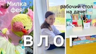 УТОЧКА МИЛКА УЕХАЛА НА ДАЧУ И ЛЕТАЛА! Дачный ВЛОГ Ксюши и Милки!