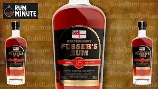 Pussers 15 Year Old limited edition luxury rum from Guyana