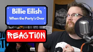 Reaction to Billie Eilish - When the Party’s Over - Live Howard Stern - Metal Guy Reacts