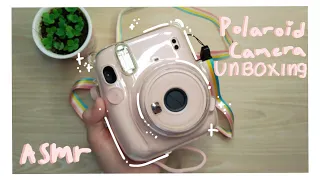 Instax Mini 11 ASMR Unboxing | Cute Camera ASMR Unboxing + Bloopers 🤡