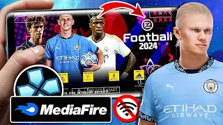 🚨 eFOOTBALL PES 2024 (PPSSPP) CÂMERA PS5 GUSTAVO VILLANI | MEDIAFIRE ANDROID 😱 DIRETO ✅ BOMBA PATCH