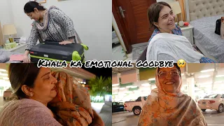 KHALA KA EMOTIONAL GOODBYE 😢 | VLOG 439