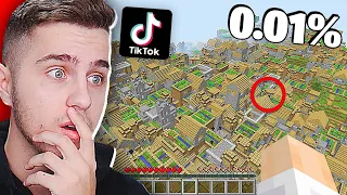 Testez SEED-URI de pe TIK TOK in Minecraft !