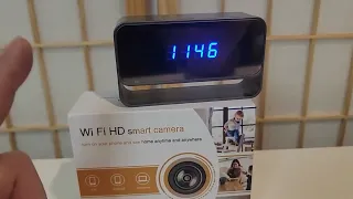 LINSCAM Hidden Camera Clock WiFi Spy Camera