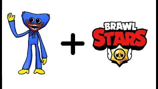 Huggy Wuggy + Brawl Stars = ??? Poppy Playtime Animation #1