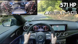 Mercedes AMG E63 - Test Drive & Launch Control - POV