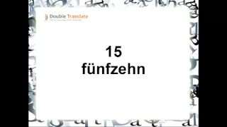 German Numbers, How to Count in German