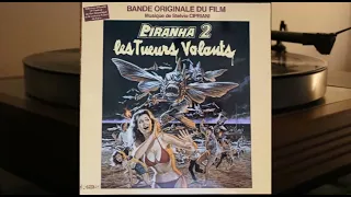Stelvio Cipriani - Piranha 2 Les Tueurs Volants - vinyl lp album - Tricia O'Neil, Steve Marachuk