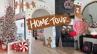 Christmas Home Tour 🎄  Gingerbread House Decor!