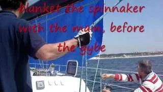 Gybing an Assymmetrical Spinnaker on "the Inside"